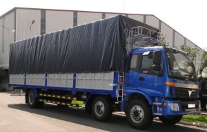 Kích thước thùng xe tải 10 tấn là 9,7m x 2,4m x 2,5m (dài x rộng x cao)