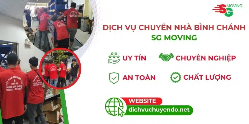 Chuyển nhà Bình Chánh trọn gói giá rẻ tại tphcm của dịch vụ chuyển đồ SG MOVING uy tín, chất lượng