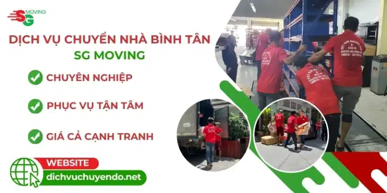 Dịch vụ chuyển nhà quận Bình Tân trọn gói giá rẻ