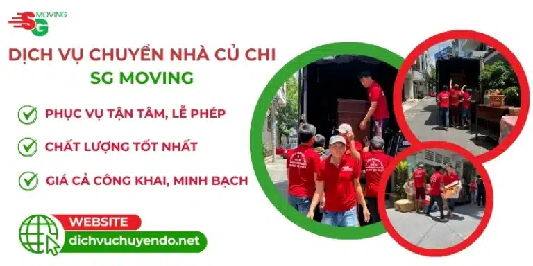 Dịch vụ chuyển nhà Huyện Củ Chi trọn gói giá rẻ