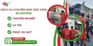 Chuyển nhà Hóc Môn chất lượng, an toàn, giá rẻ tại SG MOVING