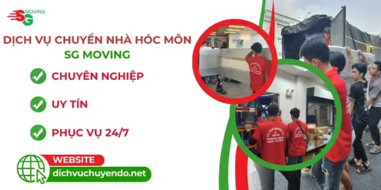 Dịch vụ chuyển nhà Huyện Hóc Môn trọn gói giá rẻ