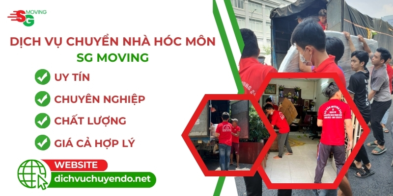 Chuyển nhà Hóc Môn trọn gói giá rẻ tại tphcm của dịch vụ chuyển đồ SG MOVING uy tín, chất lượng