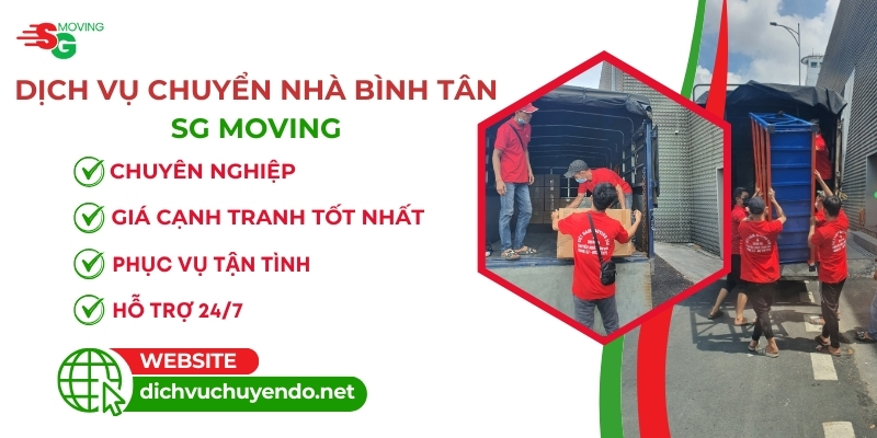 Lợi ích khi sử dụng dịch vụ chuyển nhà trọn gói Bình Tân của SG MOVING