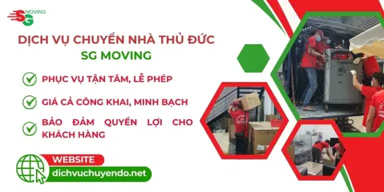 Dịch vụ chuyển nhà Thủ Đức trọn gói giá rẻ