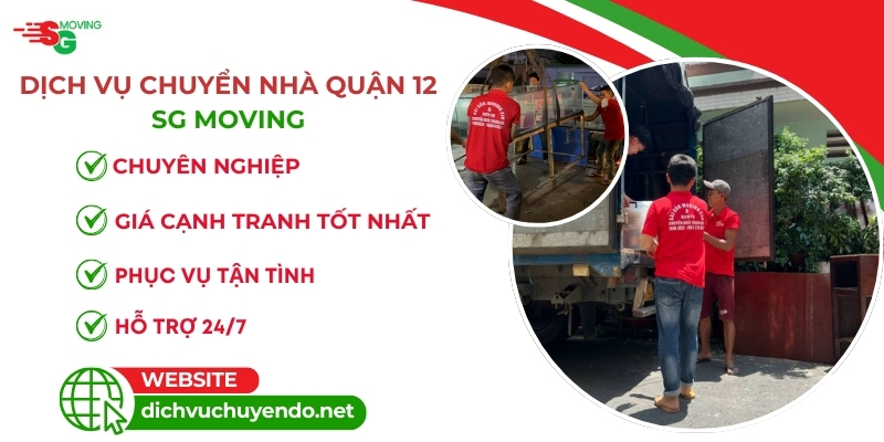 Lợi ích khi sử dụng dịch vụ chuyển nhà trọn gói quận 12 của SG MOVING