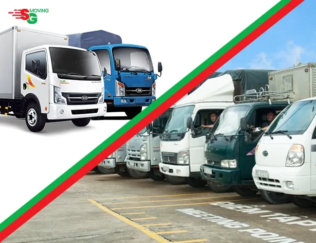 Cho thuê xe tải chở hàng SG Moving