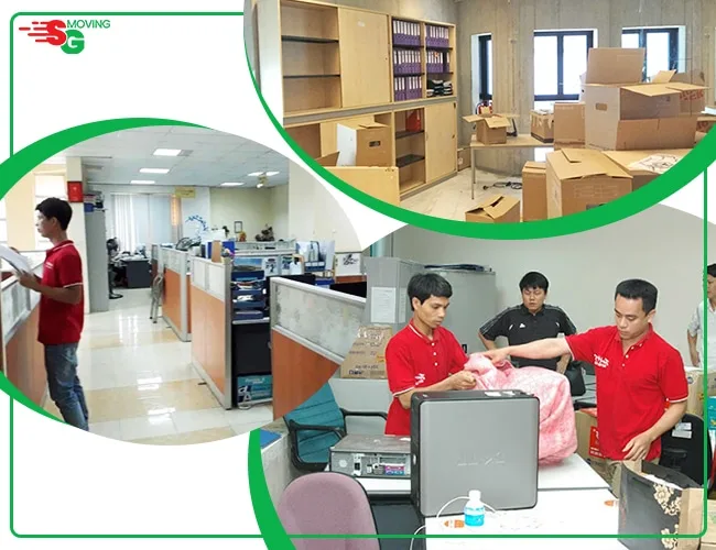 Dịch vụ chuyển văn phòng trọn gói SG Moving