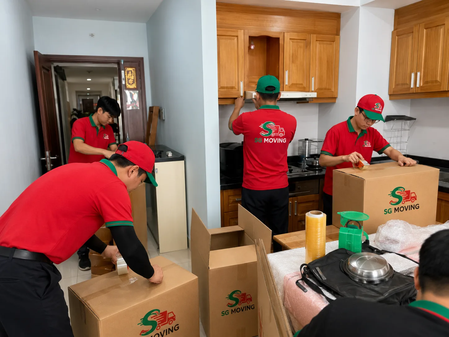 Dịch vụ chuyển nhà trọn gói SG Moving tại TPHCM